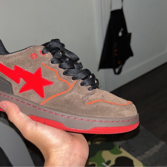 Bapestas sk8 Brown and red color way - Picture 7 of 7
